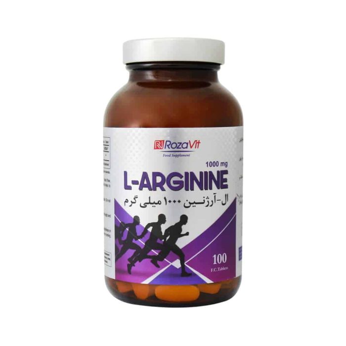 Rozavit L Arginine 1000 mg 100 F.C Tablets 3