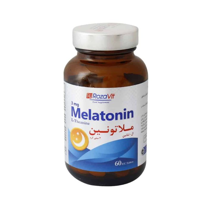 Rozavit Melatonin And L Theanin 60 Tablets 1