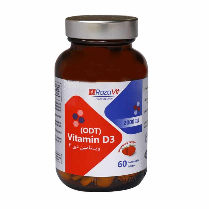 Rozavit Vitamin D3 2000 IU 60 Fast Dissolve Tabs