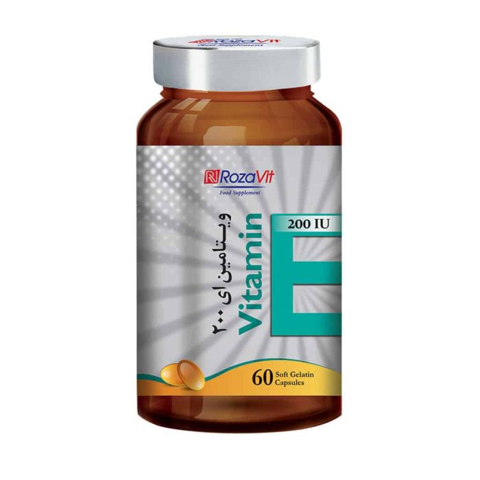 Rozavit Vitamin E 200IU 60 Caps 2