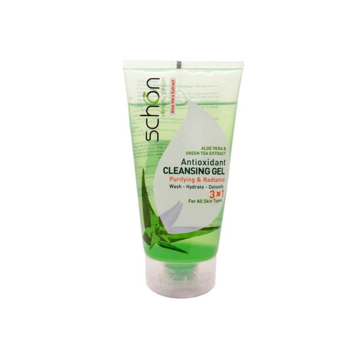 Schon Face Cleansing Gel With Green Tea Aloevera 150 ml