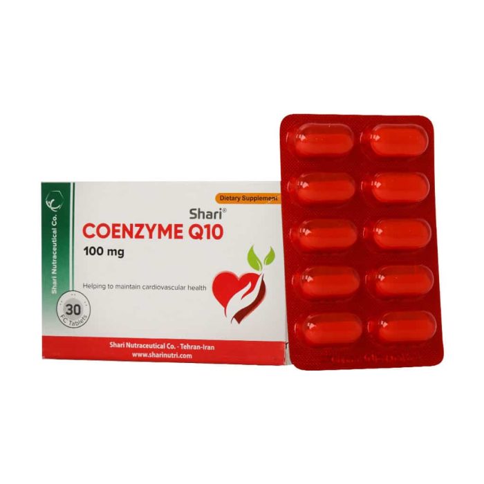 Shari Coenzyme Q10 100 Mg 30 FC Tab