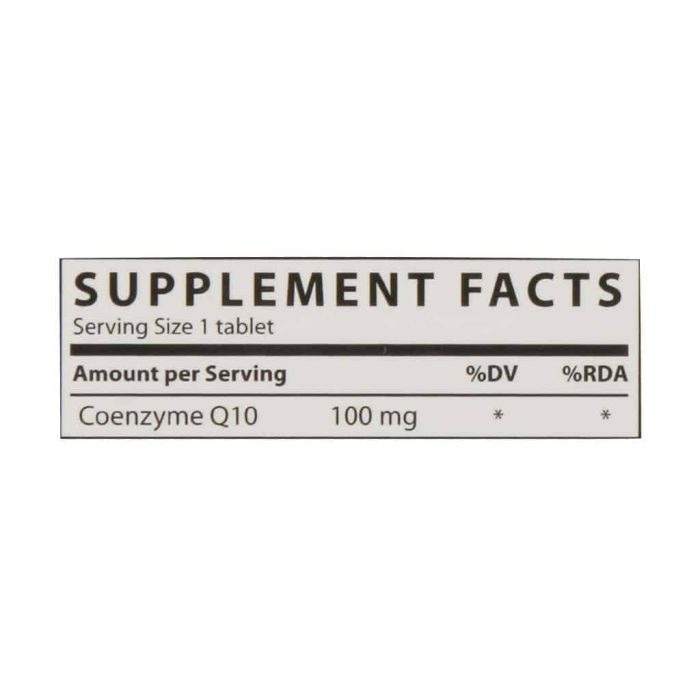 Shari Coenzyme Q10 100 Mg 30 FC Tabs