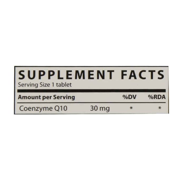 Shari Coenzyme Q10 30 mg