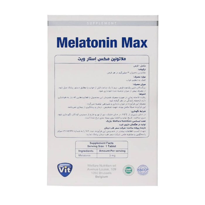 Star Vit Melatonin Max 60 Tab