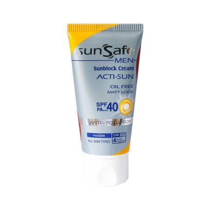 Sunsafe Acti Sun spf40 Oil free For Men 50 g 1