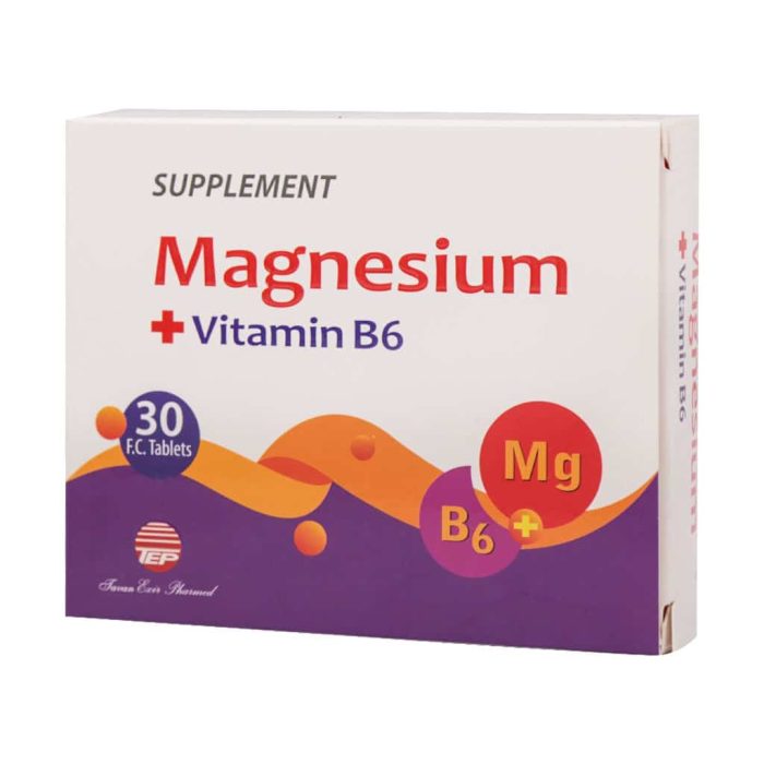 Tavan Exir Pharmed Magnesium And Vitamin B6 30 F.C Tab