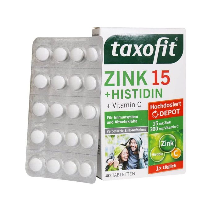 Taxofit Zink 15 Plus And Histidin 40 Tablet