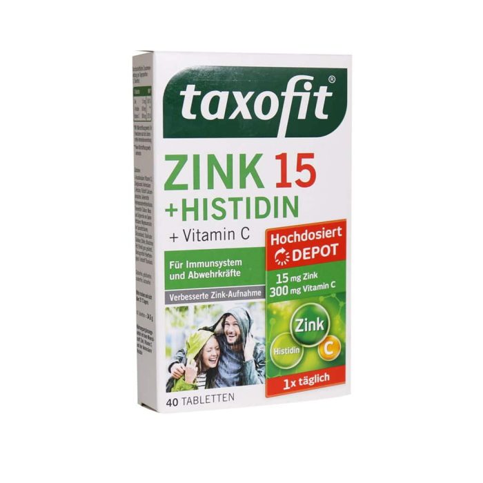 Taxofit Zink 15 Plus And Histidin 40 Tablets