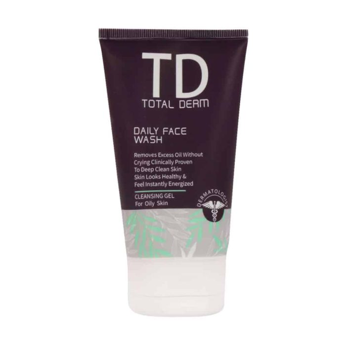 Total Derm Daily Face Wash For Oily Skin Gel