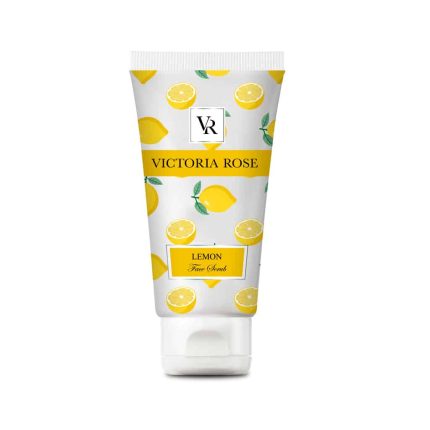 Victoria Rose Facial scrub gel containing lemon extract