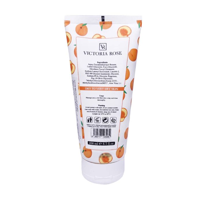 Victoria Rose Peach Face Wash