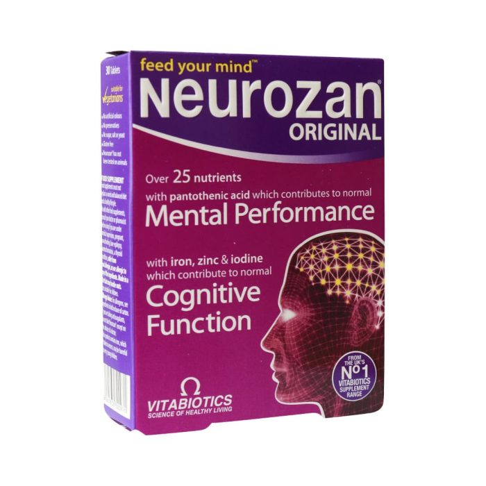 Vitabiotics Neurozan Feed Your Min Original 30 Tab