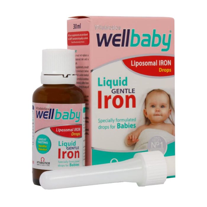 Vitabiotics Well Baby Liposomal Iron Drops