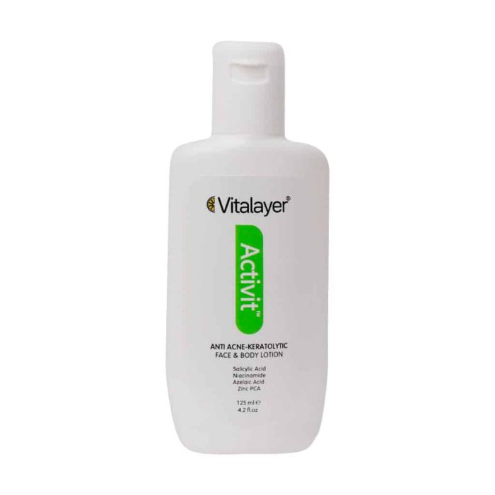 Vitalayer Activit Anti Acne Face And Body Lotion 125 ml