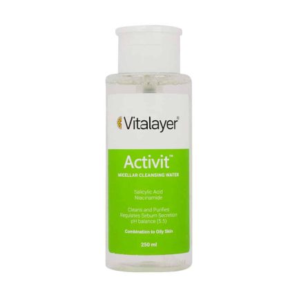 Vitalayer Activit Micellar Cleansing Water For Combination To Oily Skin 250 Ml