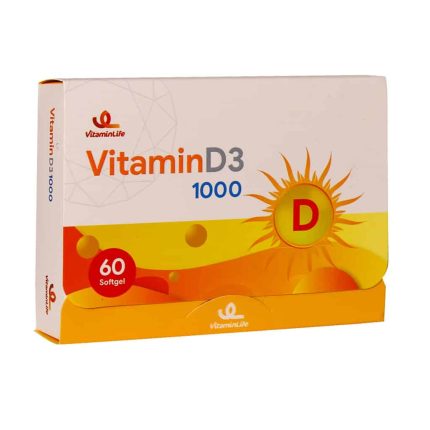 Vitamin Life Vitamin D3 1000 60 Softgel