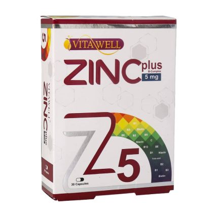 Vitawell Zinc Plus 5 mg 30 Caps