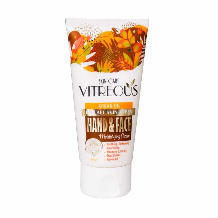 Vitreous Argan Oil Cream For All Skin Types 50 g