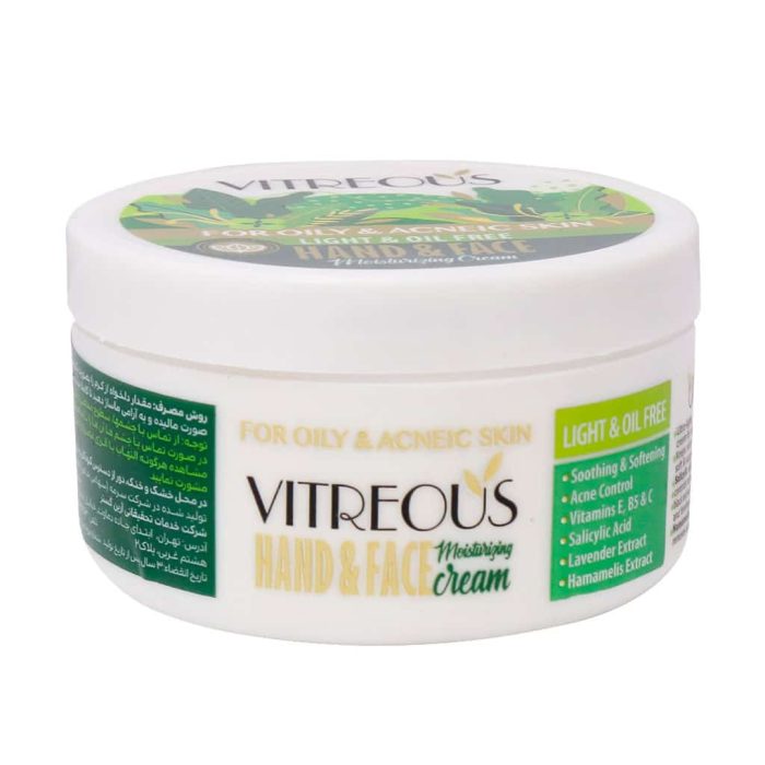 Vitreous Hand And Face Cream For Acneic Skin 150