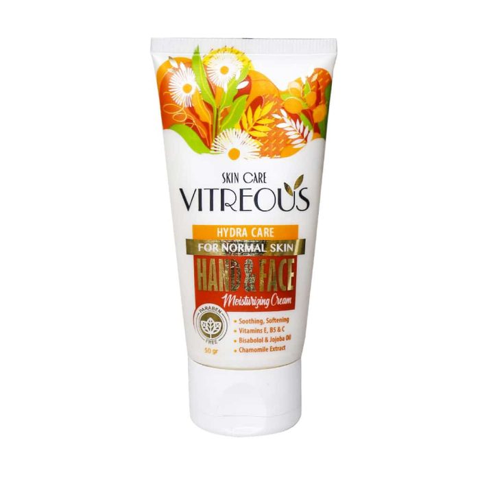 Vitreous Hand and Face Moisturizing Cream For Normal Skin 50 gr