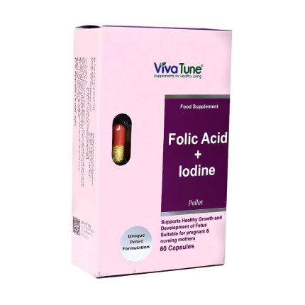 Viva Tune Folic Acid and Lodine 60 Tablets