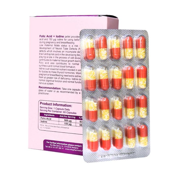 Viva Tune Folic Acid and Lodine Tablet