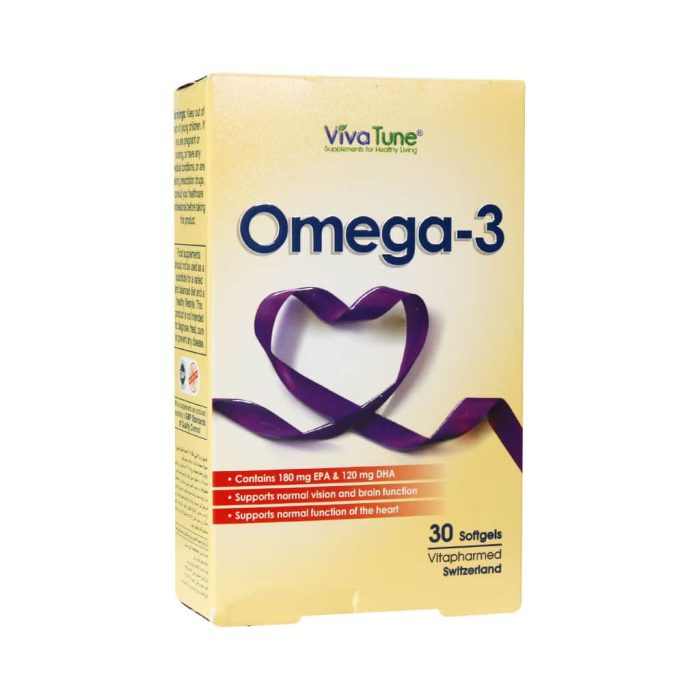 Viva Tune Omega3 softgels 30 capsules 1