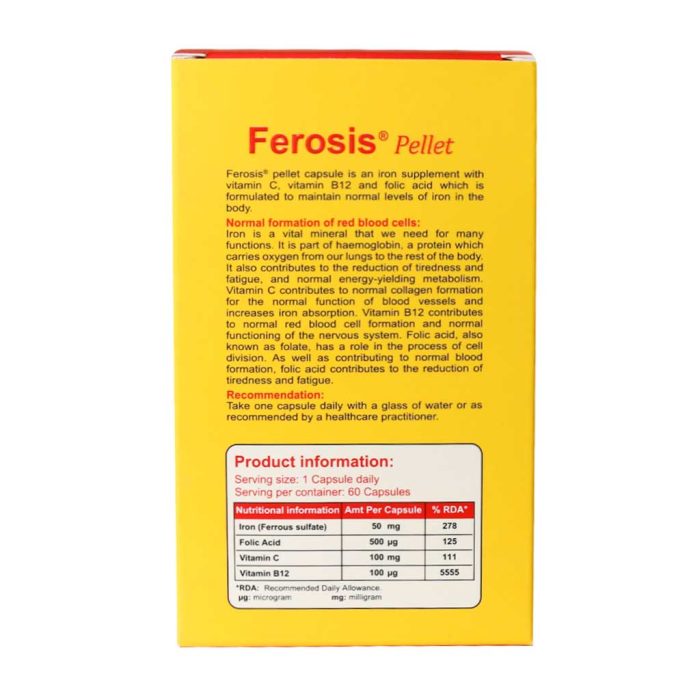 Vivatune Ferosis 60 Pellet Capsules