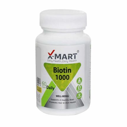 X Mart Biotin 1000 mcg 60 Tabs 1