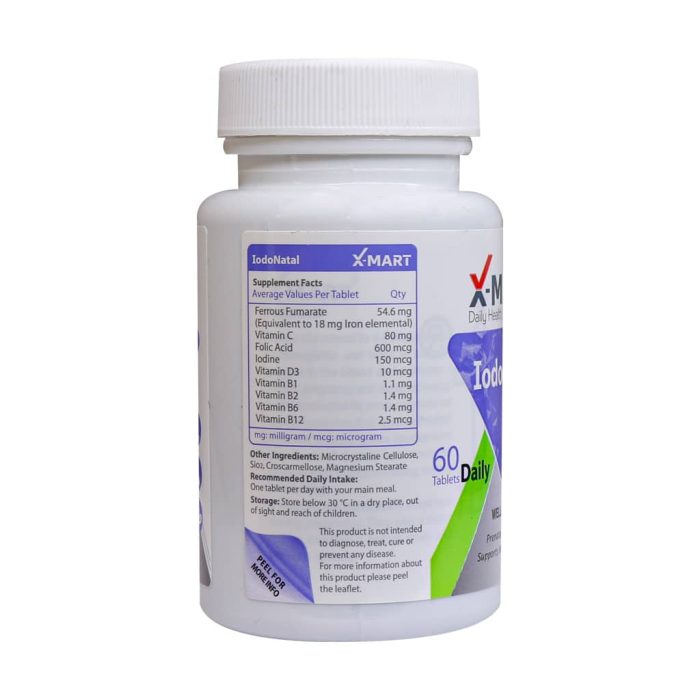 Xmart Iodonatal Tablets 60 1