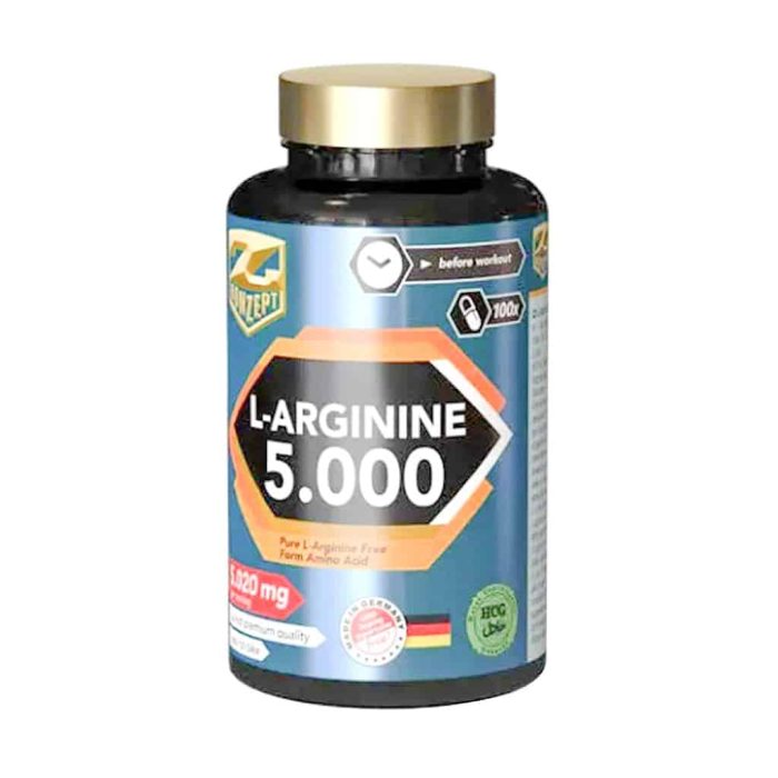 Z Konzept L arginine 5000 mg 100 tabs