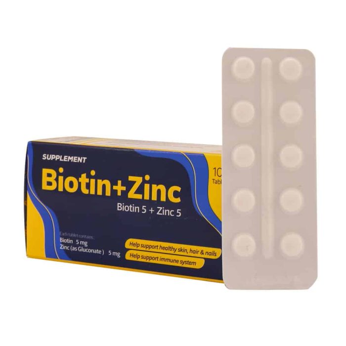 Zahravi Biotin And Zinc