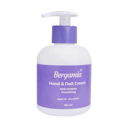 bergamia hand and nail pump cream linseed shea butter and argane oil 2