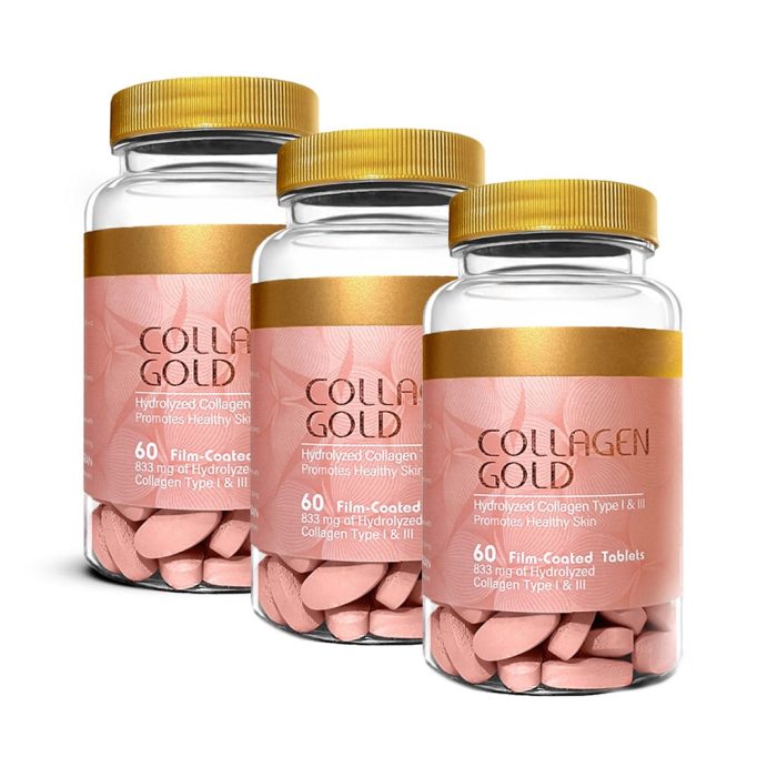 pak 3pcs Adrian Collagen Gold