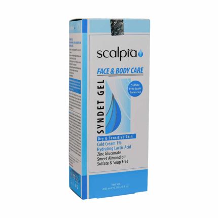 scalpia face and body care syndet gel for dry and sensitive skin