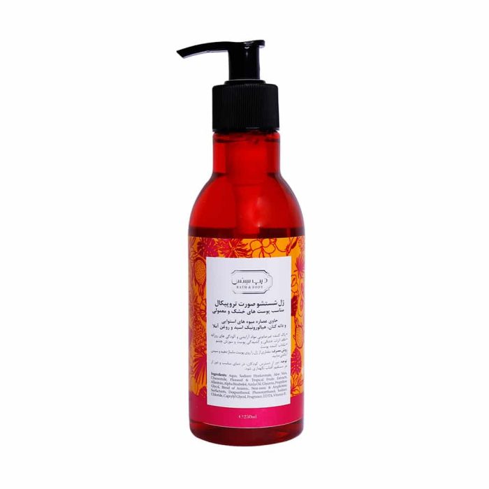 seagull deep sense tropical face wash gel for dry skins 2